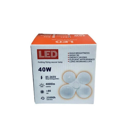 LED Folding Flying Saucer Lamp